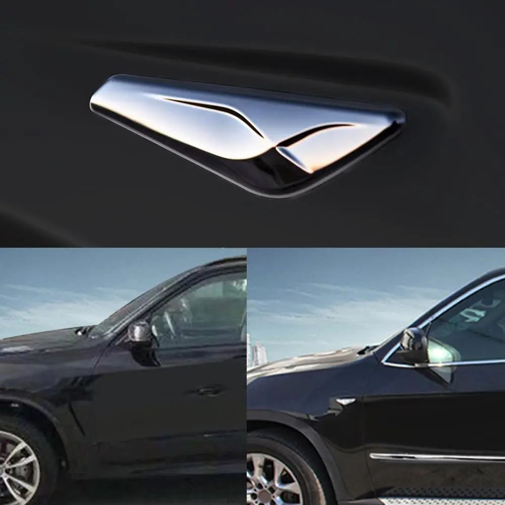 JDMON Front Fender Chrome Finisher for BMW X3 F25 & X4 F26 2013-2017 | Direct Fit Replacement - view 5