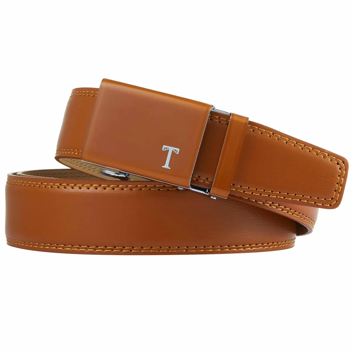 Tonywell Belt Mens Leather Ratchet Belt with Automatic 40mm Buckle | Adjustable & Durable - view 2