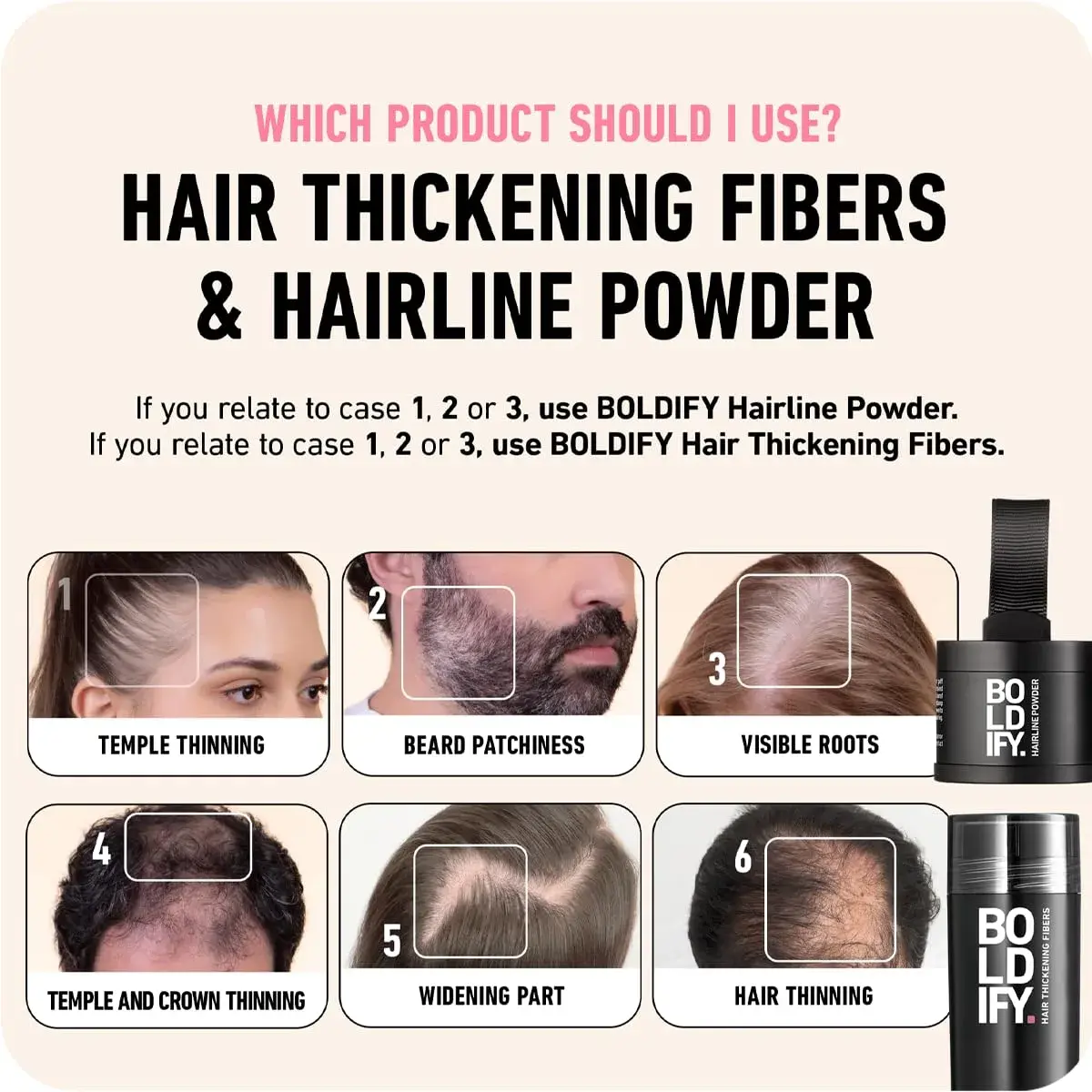 Boldify Hairline Powder Root Touch Up Dark Blonde 10g | Instant Gray Coverage & Thinning Hair Filler - view 6