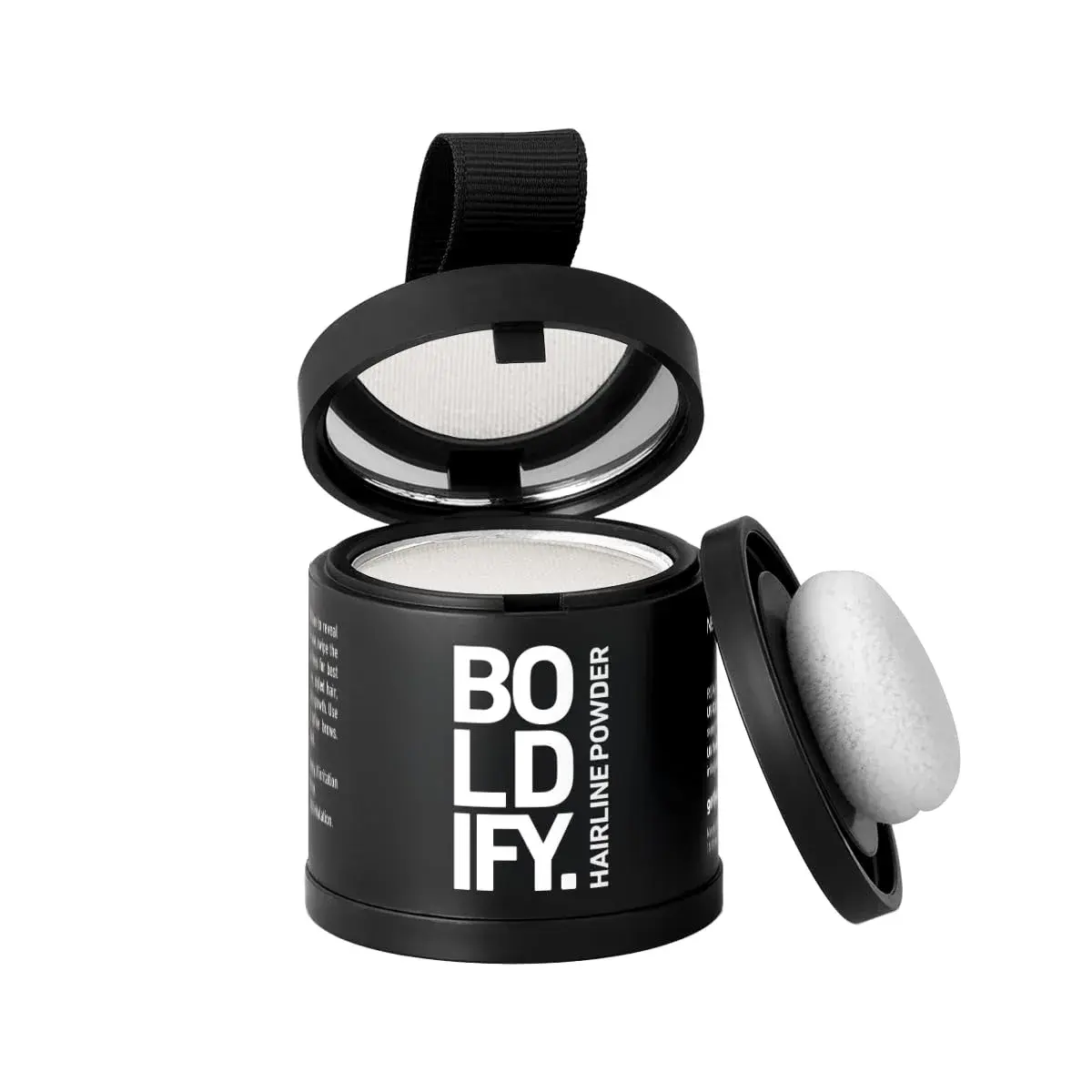 Boldify Hairline Powder Root Touch Up Hair Color White 10g (0.35 oz) | Instant Gray Coverage for Thinning Hair - main product image