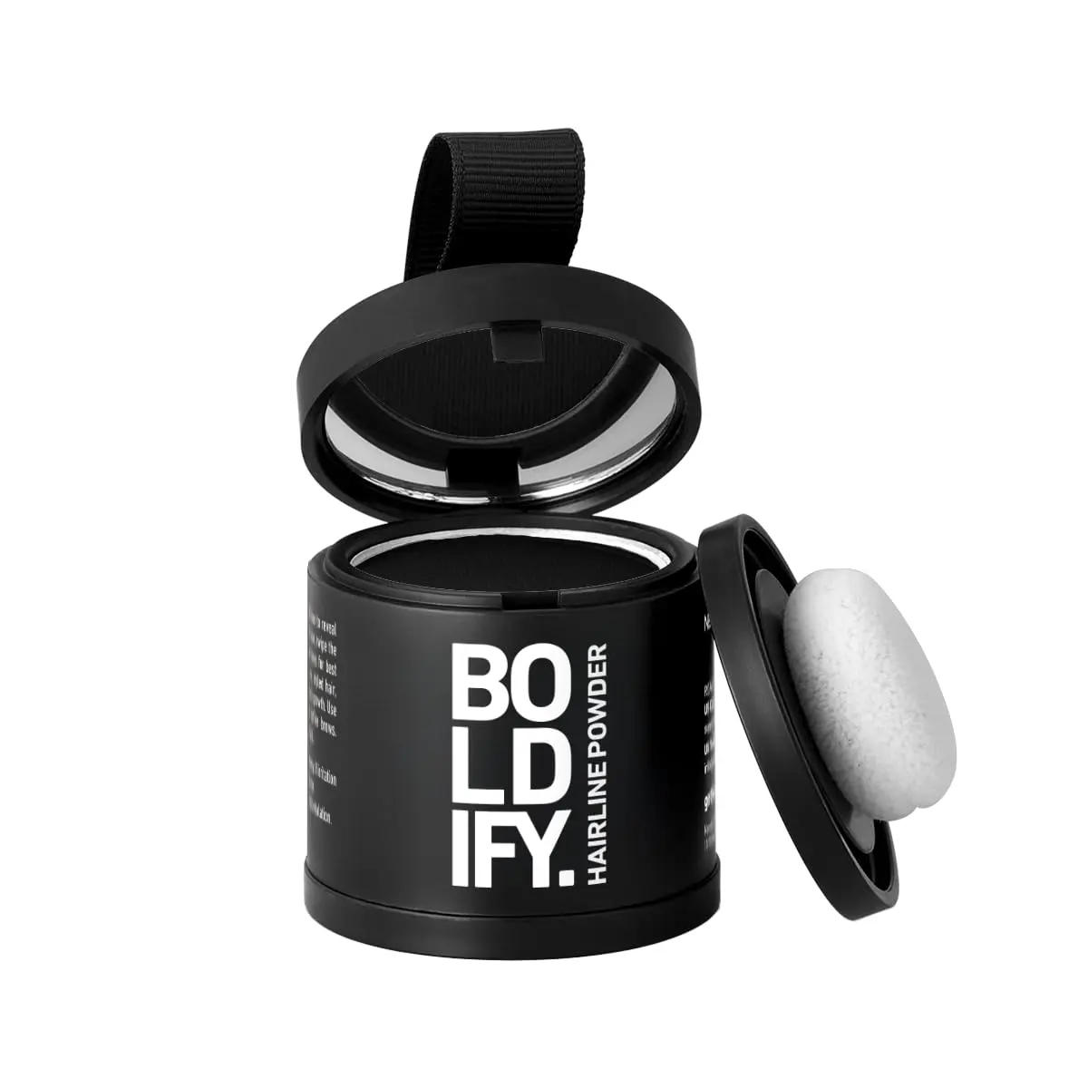 Boldify Hairline Powder Black 10g (0.35 oz) | Instant Root Coverage & Thinning Hair Filler - main product image