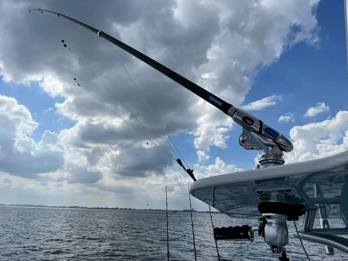 Tigress XD 3K Carbon Fiber Telescoping Center Outrigger | Sport Fishing Boat Accessory - view 5