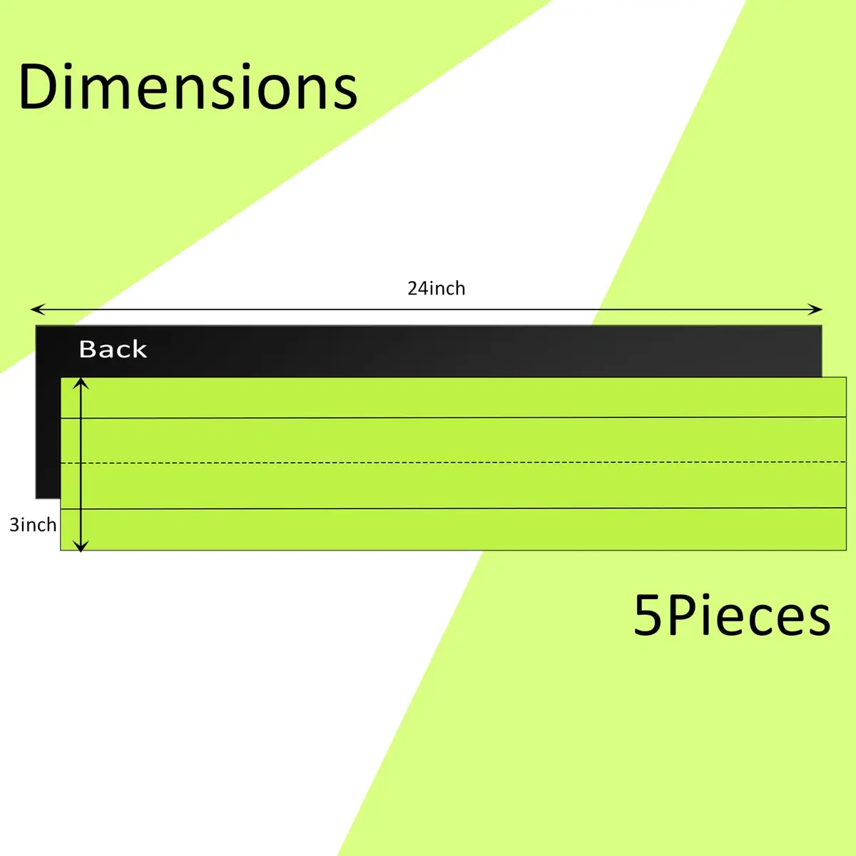 Chinco Magnetic Sentence Strips 24 x 3 Inch | Reusable Classroom Learning Tool for Teachers & Students - view 5