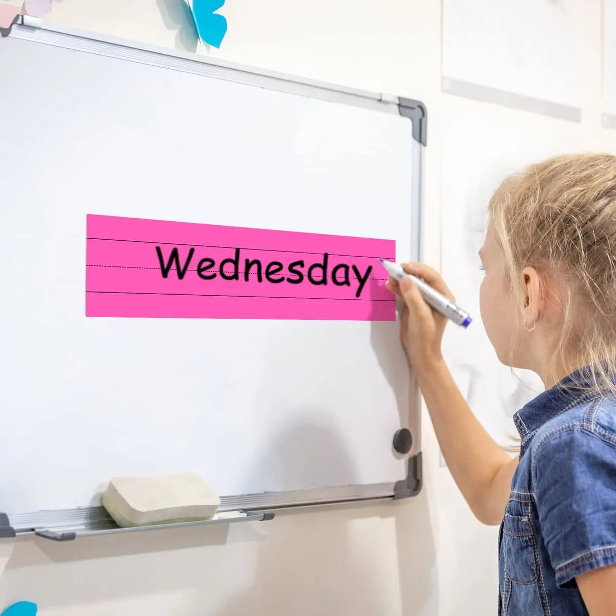Chinco Magnetic Sentence Strips 24 x 3 Inch | Reusable Classroom Learning Tool for Teachers & Students - view 7