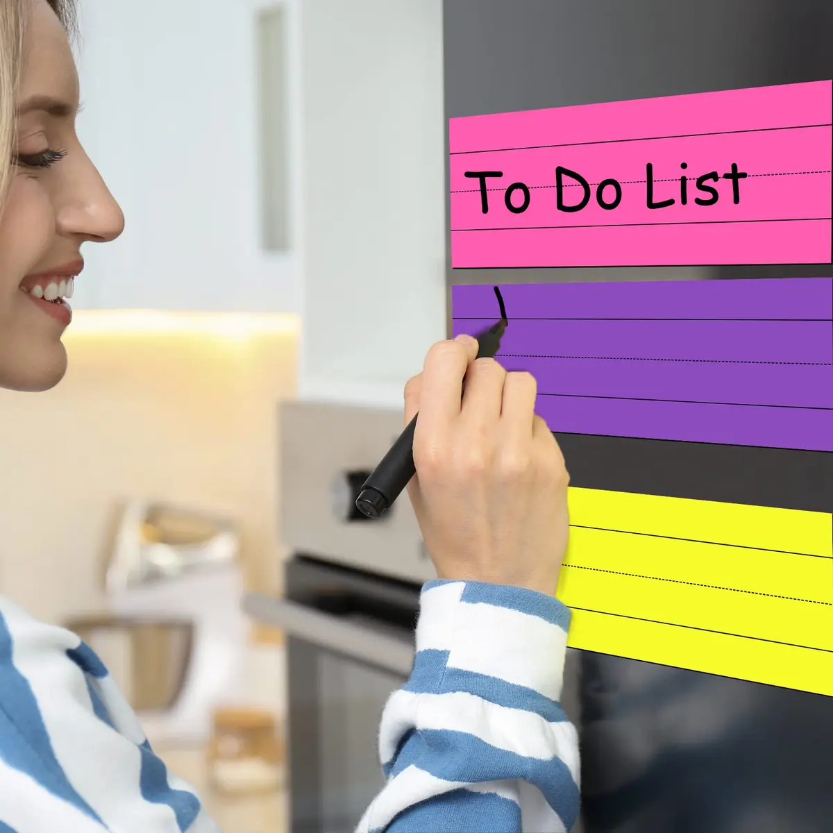 Chinco Magnetic Sentence Strips 24 x 3 Inch | Reusable Classroom Learning Tool for Teachers & Students - view 2