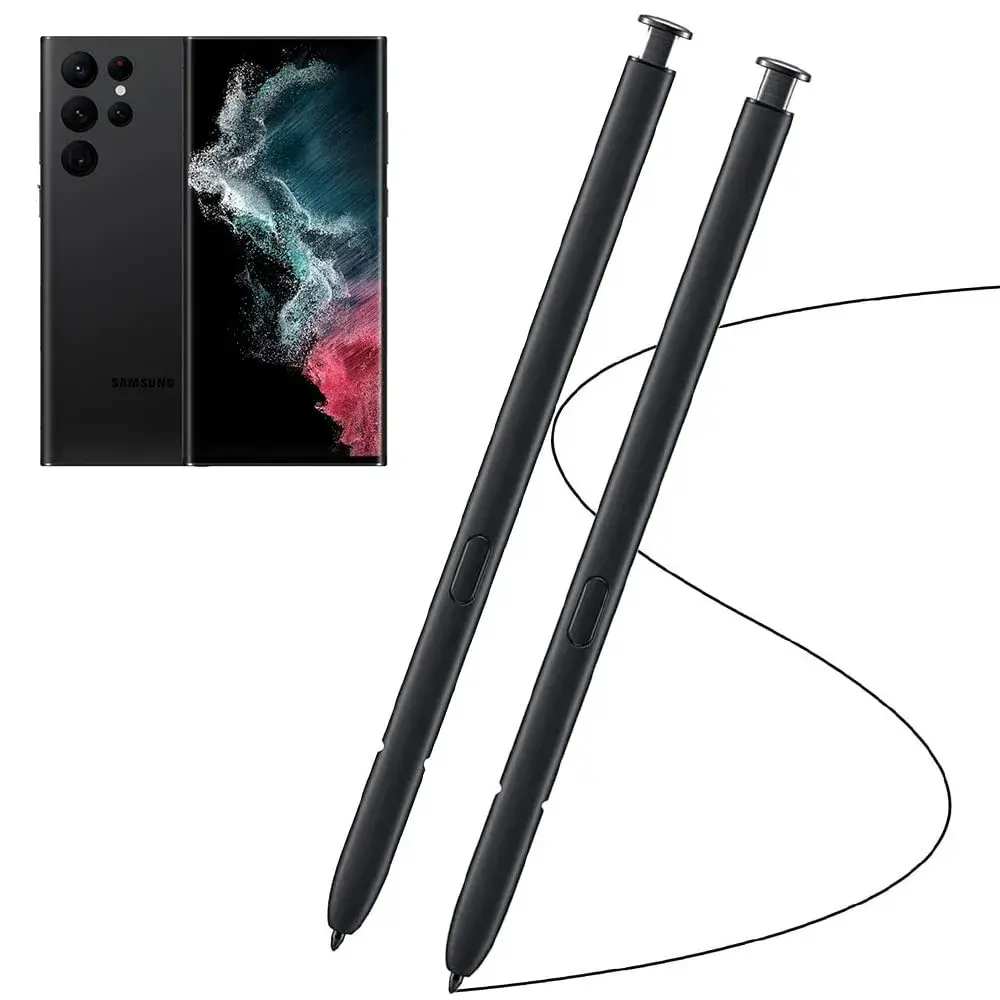 PCTC Black 2 Pack S Pen Replacement for Samsung Galaxy S22 Ultra Stylus Pen | 4096 Pressure Levels - main product image