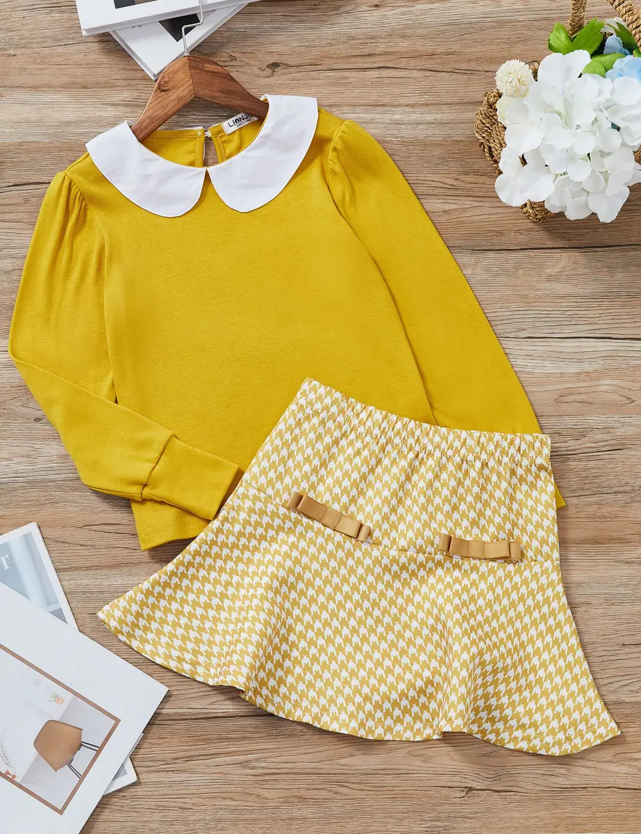 LIONJIE Toddler Girl Outfits Fall Winter Clothes Set | Festive Holiday Style (70-120 chars) - view 6