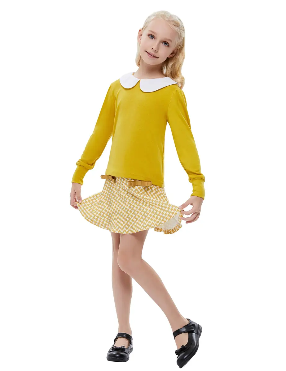 LIONJIE Toddler Girl Outfits Fall Winter Clothes Set | Festive Holiday Style (70-120 chars) - view 4