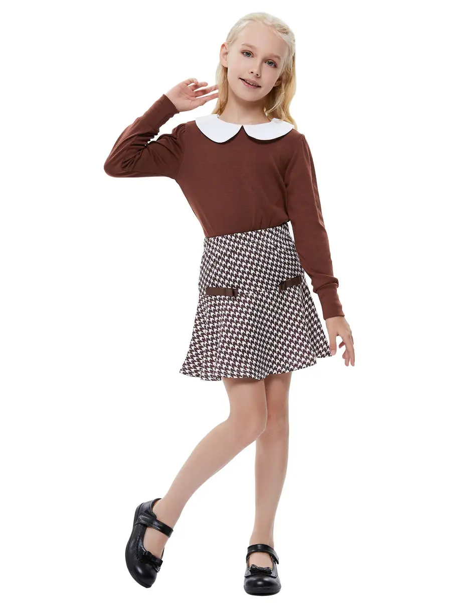 LIONJIE Toddler Girl Outfits Fall Winter Clothes Set 11-12Y | Festive Holiday Style - view 2