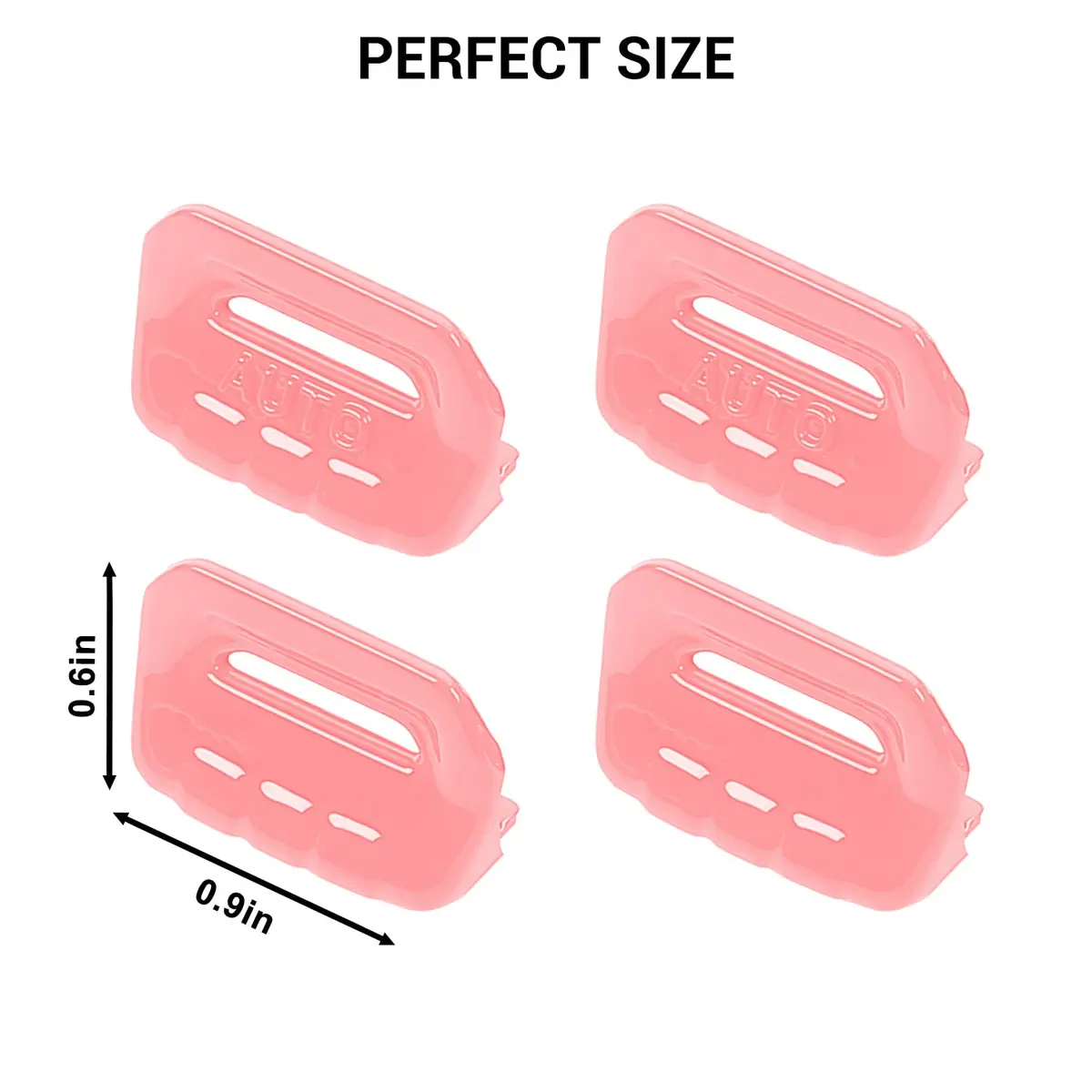 Jimen Pink 4PCS Electronic Switch Cover for Jeep Wrangler JL & Gladiator | Stylish Interior Accessory - view 3