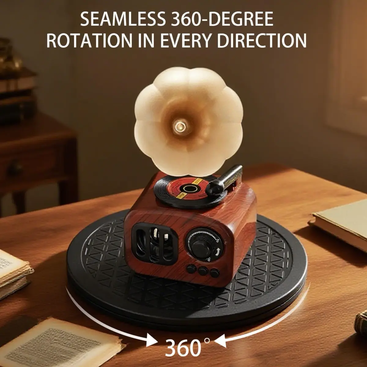QDiShi 8 Inch Rotating Swivel Stand 2-Pack | Heavy Duty ABS Turntable - view 4