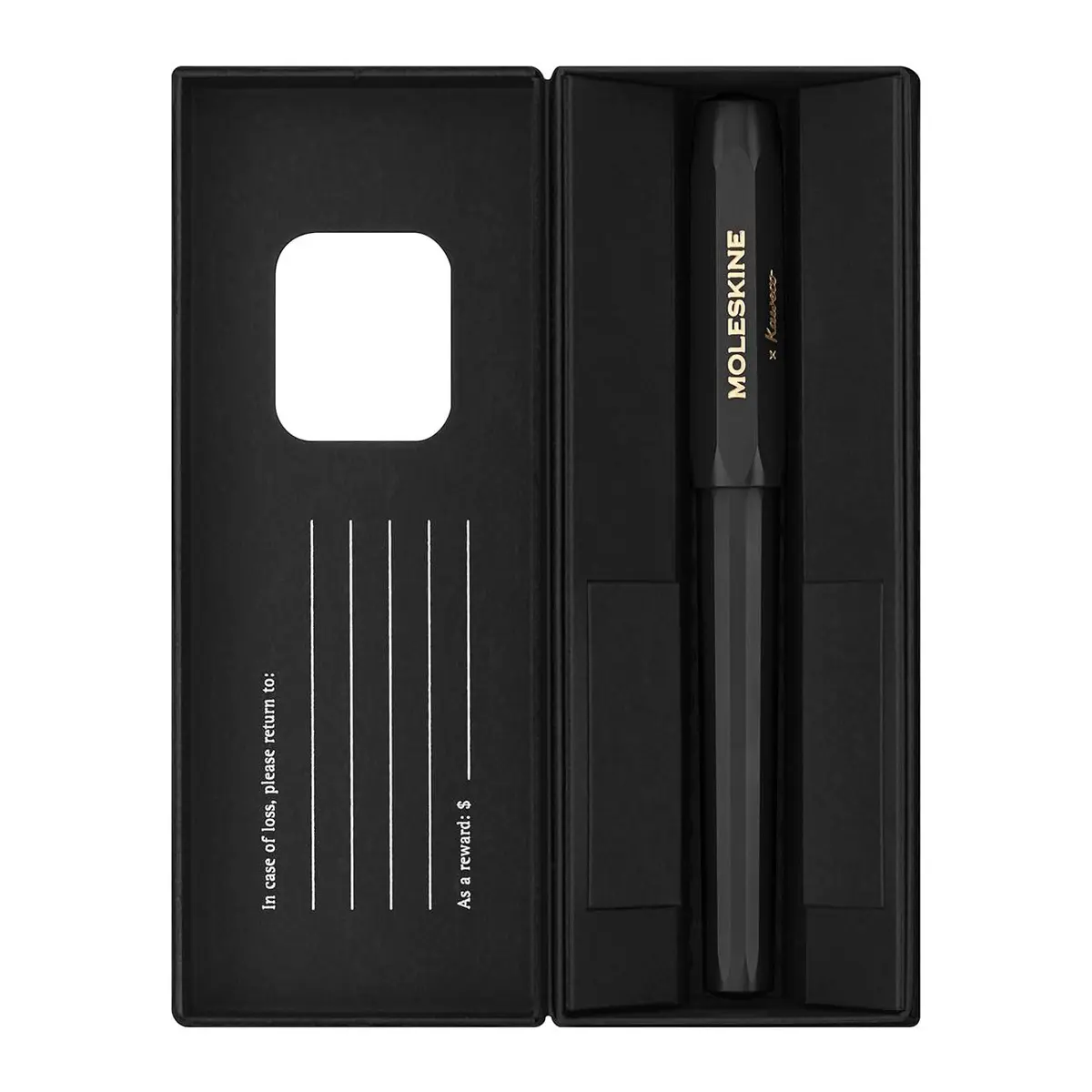 Moleskine x Kaweco Roller Pen 0.7mm Point | Black Ink, Smooth Writing, Refillable - view 3