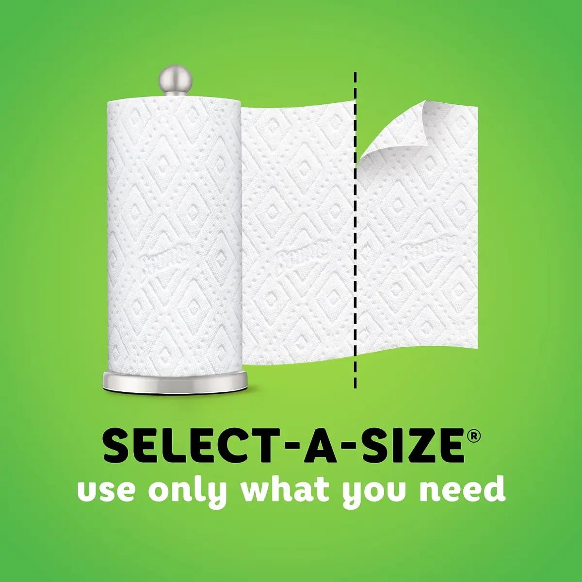 Bounty Select-A-Size Paper Towels, 147 Sheets/Roll, 12 Triple Rolls | 2X More Absorbent - view 4