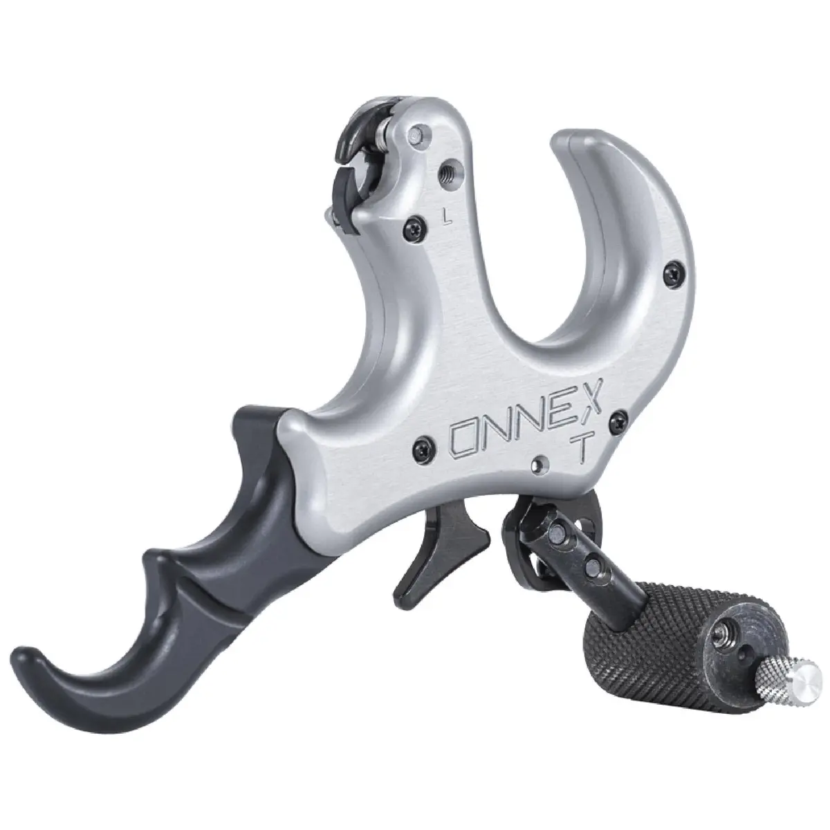 Stan OnneX Thumb Archery Release – Modular Trigger with Zero Travel, Adjustable Tension, 3 & 4 Finger Options, Echo Grey, M - view 2