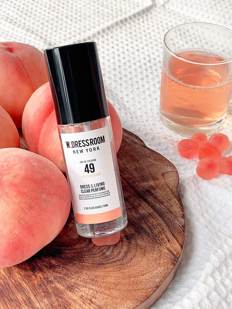 W.Dressroom No.49 Peach Blossom & Living Clear Perfume 70ml | Fresh Scent for Clothes & Rooms - view 7