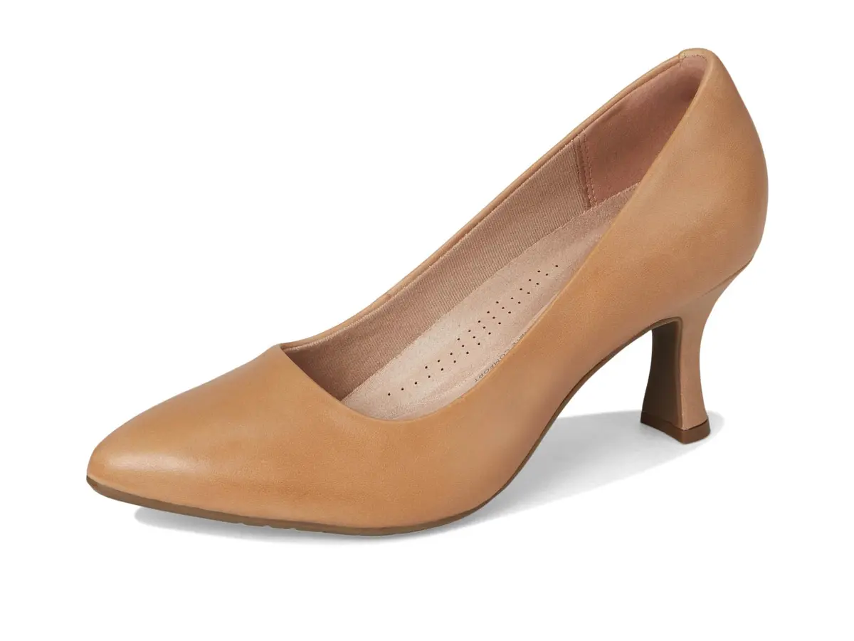 Clarks Women's Kataleyna Gem Pump 6.5 Wide | Elegant Leather Pump for Women - view 8
