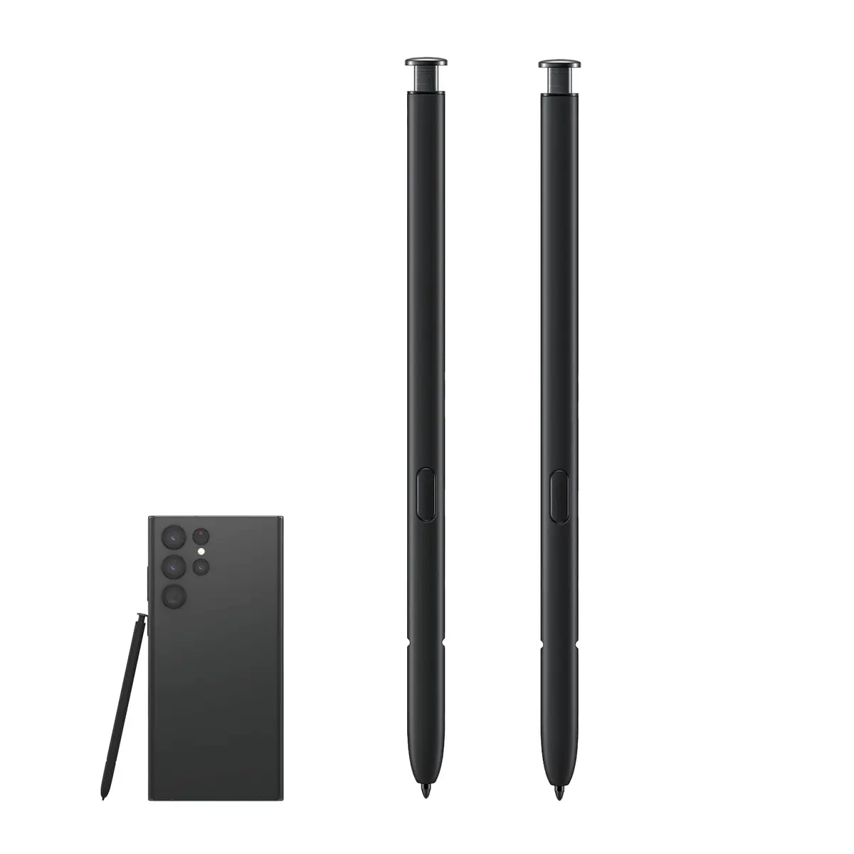 CaoXiong S22 Ultra S Pen Replacement for Samsung S22 Ultra Stylus (2-Pack, Black) | 4096 Pressure Levels - main product image