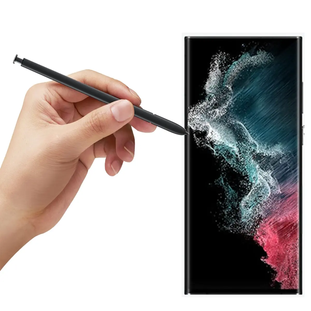 CaoXiong S22 Ultra S Pen Replacement for Samsung S22 Ultra Stylus (2-Pack, Black) | 4096 Pressure Levels - view 3