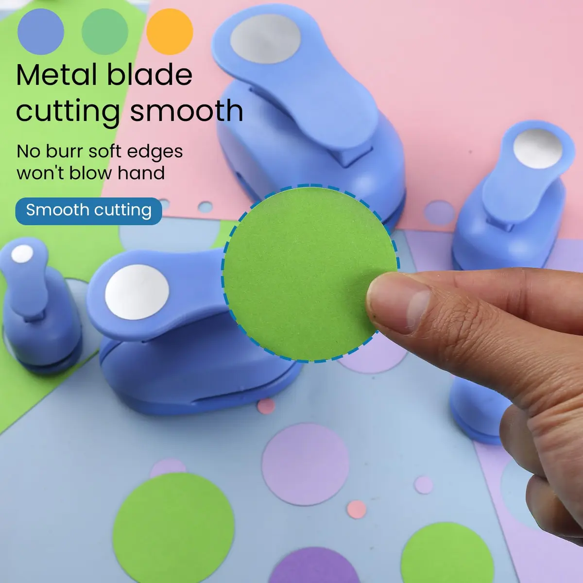 MYARTOOL 1 Inch Circle Paper Punch | Precise Circular Cut-Out for Crafts & DIY (70-120c) - view 6