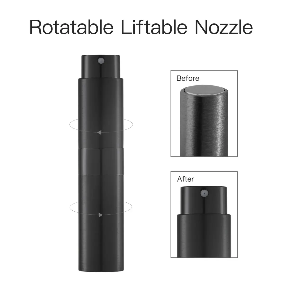 LISAPACK 8ml Refillable Perfume Travel Bottle | Portable Atomizer Sprayer - view 3