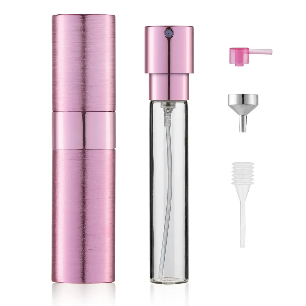 LISAPACK 8ml (0.27 Fl Oz) Refillable Perfume Travel Bottle | Twist-Up Atomizer Sprayer - main product image