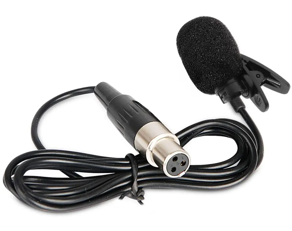 Todlinkoc Lavalier Microphone with Mini XLR Jack | Wireless UHF Clip-on Lapel Mic for Voice Amplifier - view 4