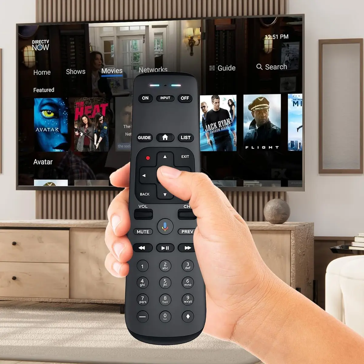 BUCK TAPE AS TOUGH AS A BUCK RC82V Universal Voice Remote Control | IR/RF, Bluetooth, Voice - view 2