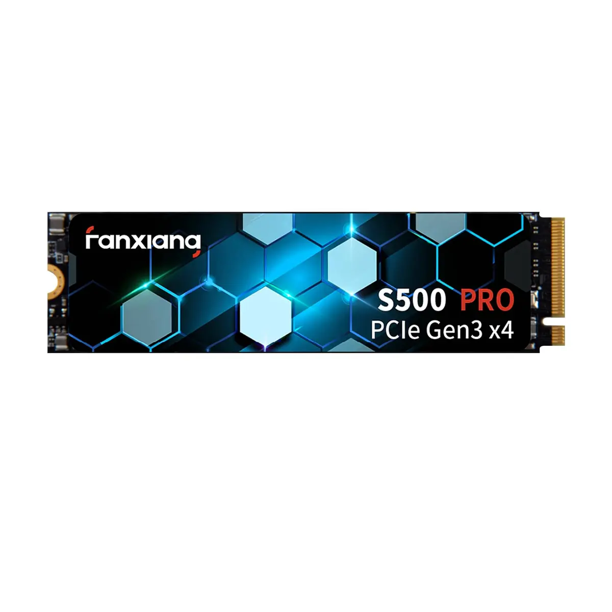 fanxiang S500 Pro 1TB NVMe SSD M.2 PCIe Gen3x4 2280 Internal Solid State Drive, SLC Cache 3D NAND TLC, Up to 3200MB/s, Compatible with Laptop and PC Desktops (Black) | High-Speed Data Storage - main product image