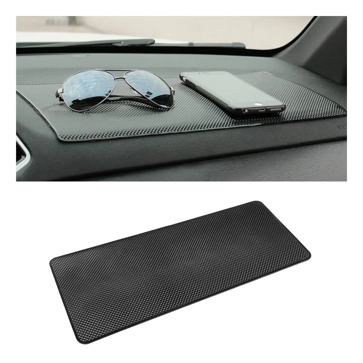 BLAU GRUN Anti-Slip Dashboard Mat 40cm x 20cm (15.7"x 7.8") | Universal Fit for Cars - main product image