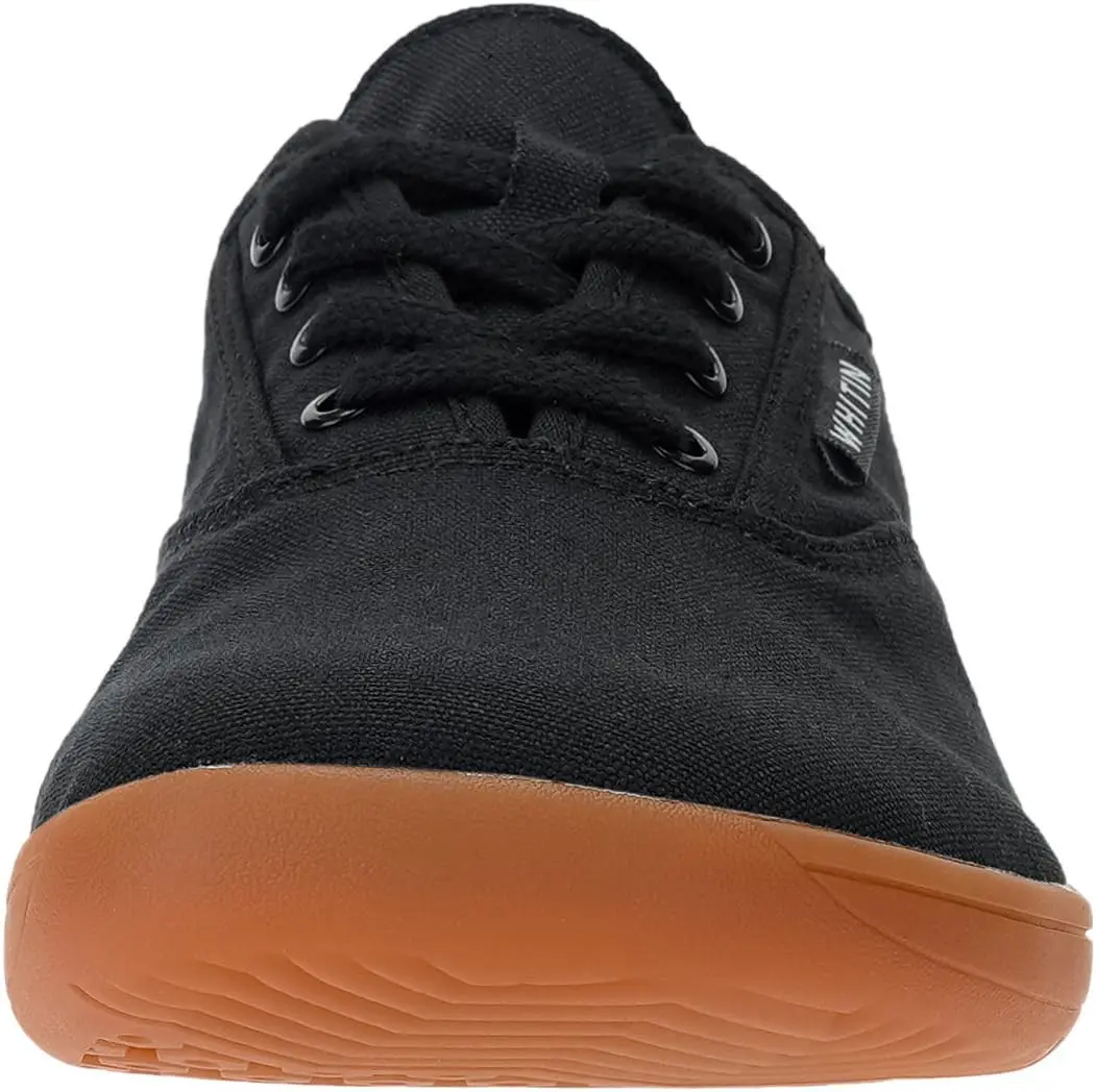 WHITIN Men's Wide Toe Box Zero Drop Sneakers 8.5 | Minimalist Canvas Casual Shoes - view 5