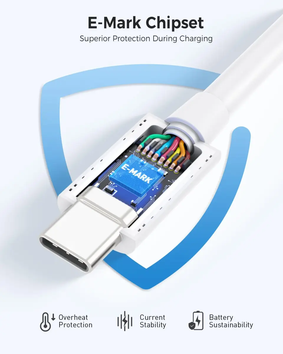 Cable Matters 40Gbps Thunderbolt 4 Cable 0.8m (2.6ft) | 8K Video & 240W Charging - view 6