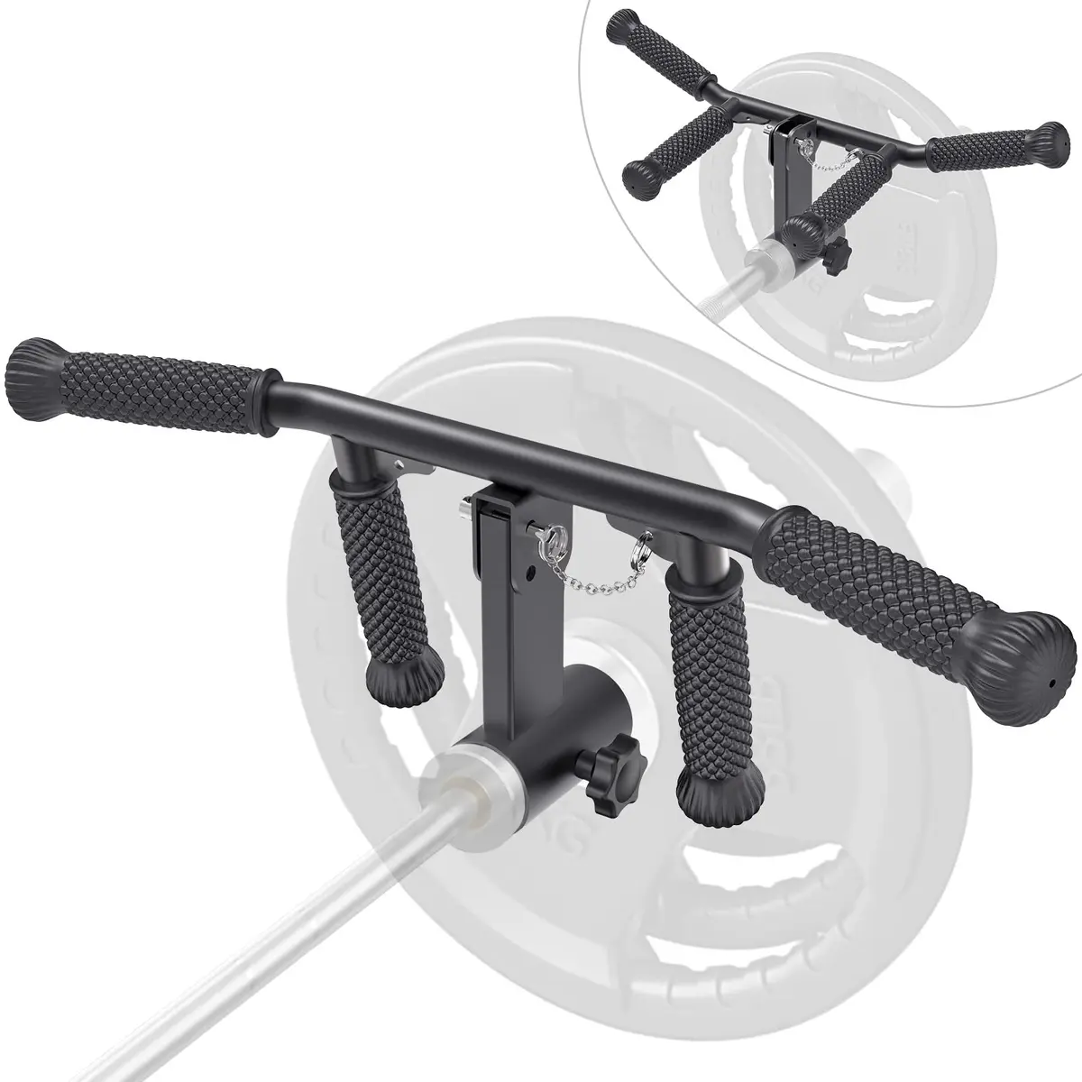 SELEWARE T Bar Row Attachment for 2" Bars | Multi Grip Landmine Handle for Strength Training - main product image