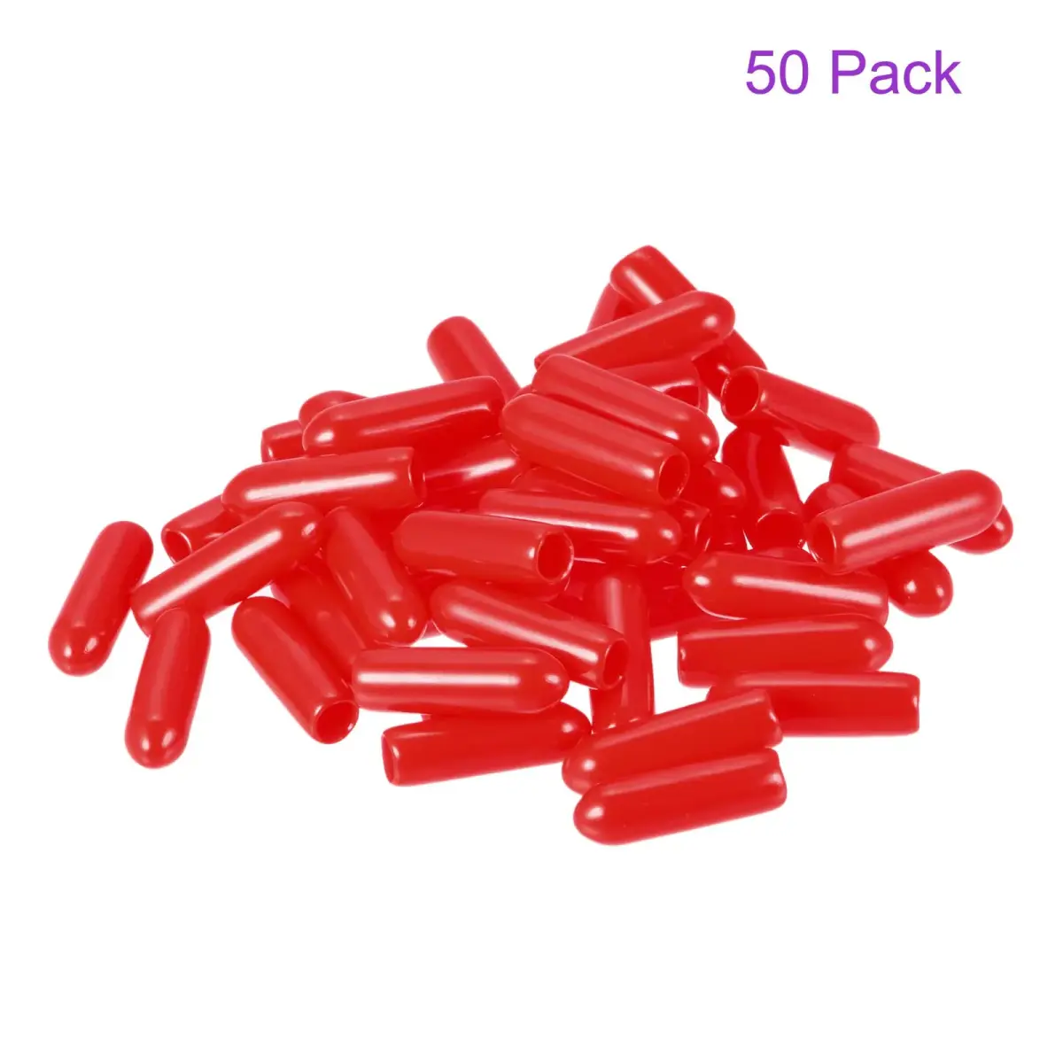 DMiotech Red Screw Thread Protectors 3.5mm (0.14 Inch) ID, 50 Pack | Protect Furniture Legs & Bolts - view 6