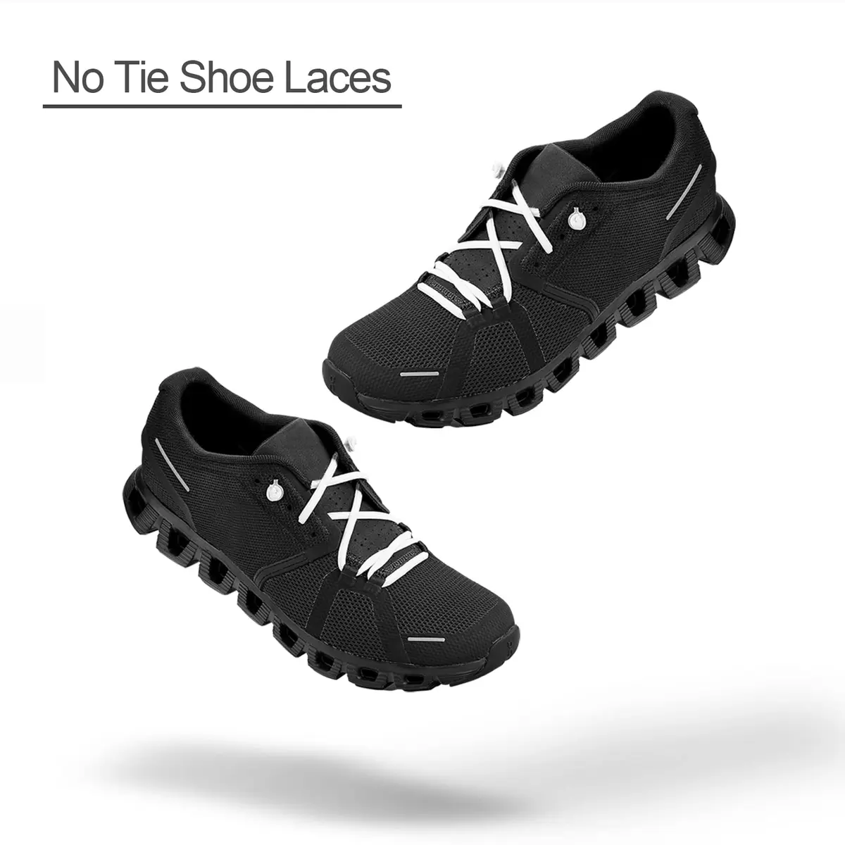 VEILLEONG Elastic No Tie Shoe Laces 120cm (47") | Turn Any Shoe into a Slip-On - view 4