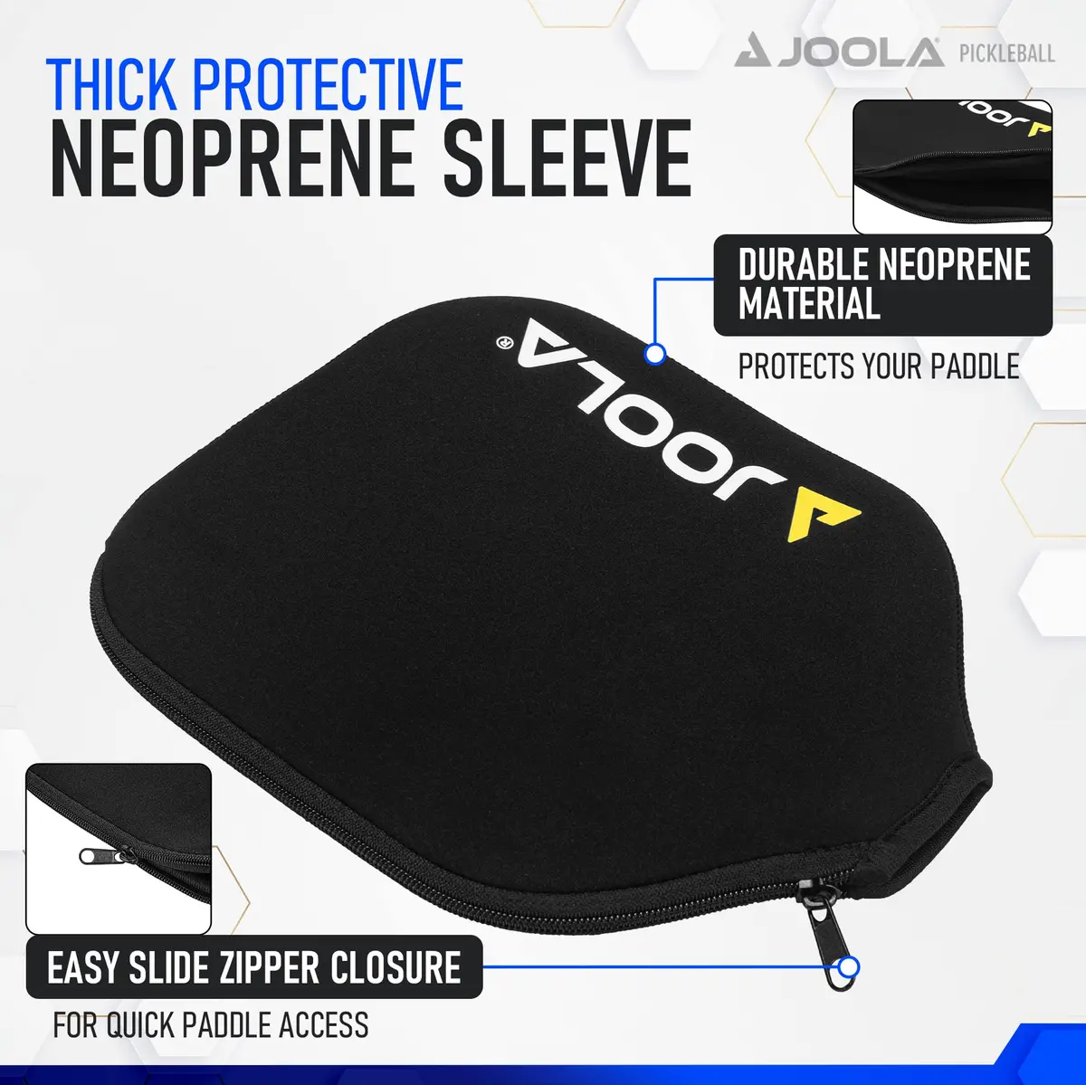 JOOLA Neoprene Pickleball Paddle Cover - Fits Paddles up to 8" Wide | Protects Against Scratches & Moisture - view 2