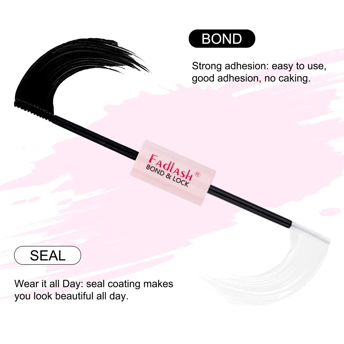 FADLASH Lash Bond & Seal Kit | Strong Hold 48-72 Hours for DIY Eyelash Extensions - view 6