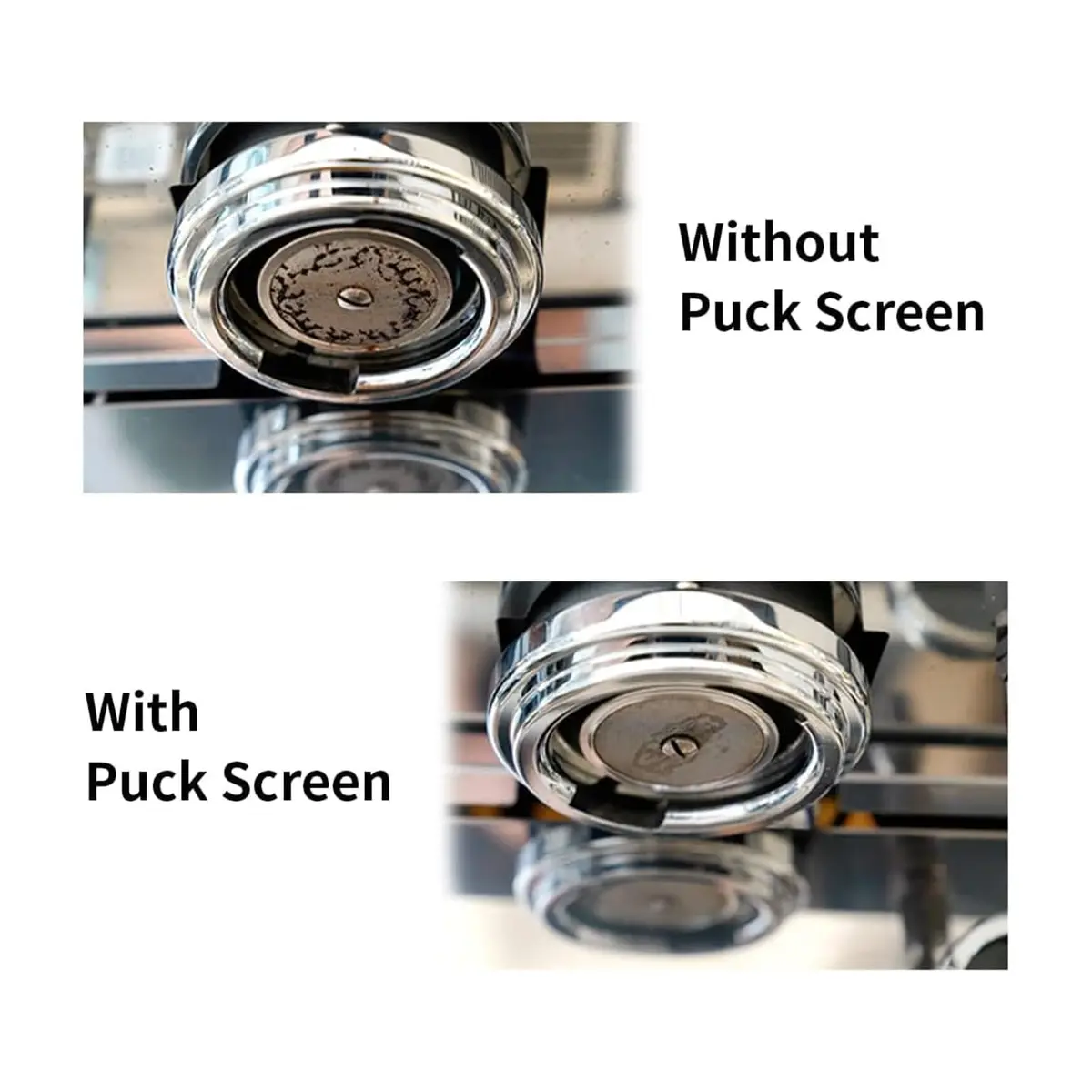 watchget 58.35mm Espresso Puck Screen 1.7mm Thickness | Improves Extraction & Keeps Brew Head Clean - view 5