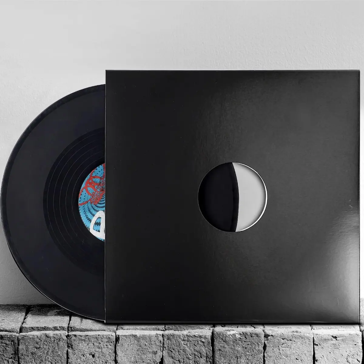 Facmogu 10PCS 12-inch Vinyl Record Sleeves 30.48cm (12 Inch) | Heavy Duty 350gsm Cardboard Jacket for Single LP - view 4