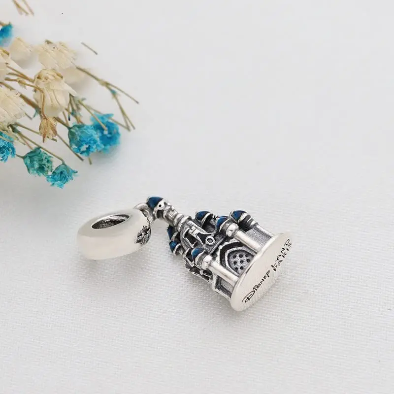 Lkwidi Magic Castle Dangle Charm 925 Sterling Silver Pendant | Unique Jewelry Beads Gift for Women - view 5