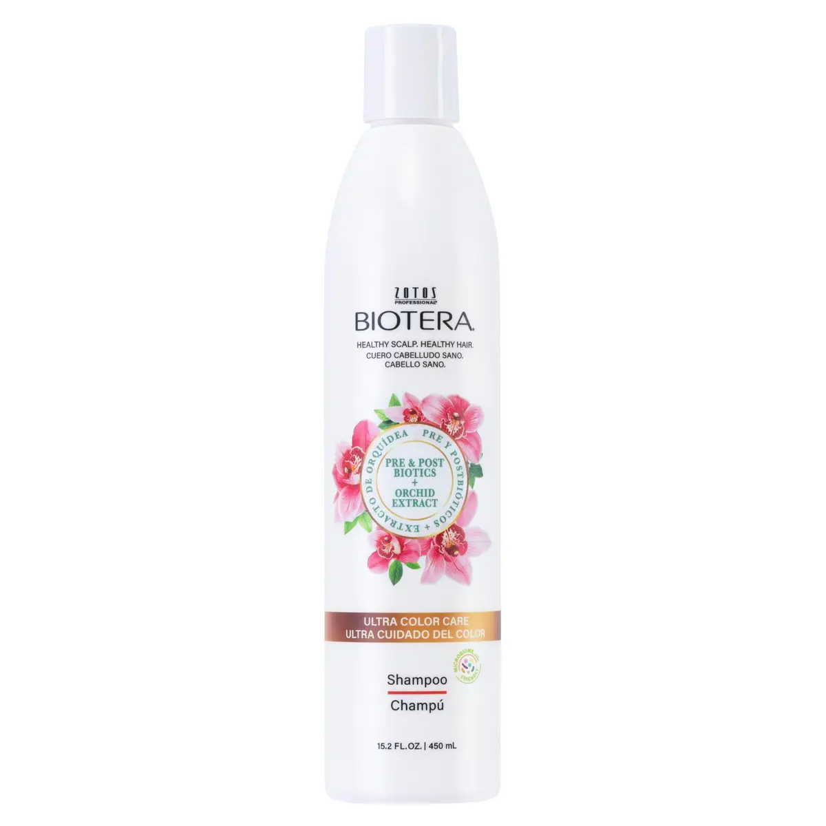 Biotera Ultra Color Care Shampoo for Vivid Color-Treated Hair | Protects & Extends Vibrancy with Coconut & Orchid Extract, Vegan, Sulfate-Free, 15.2 Fl Oz - main product image