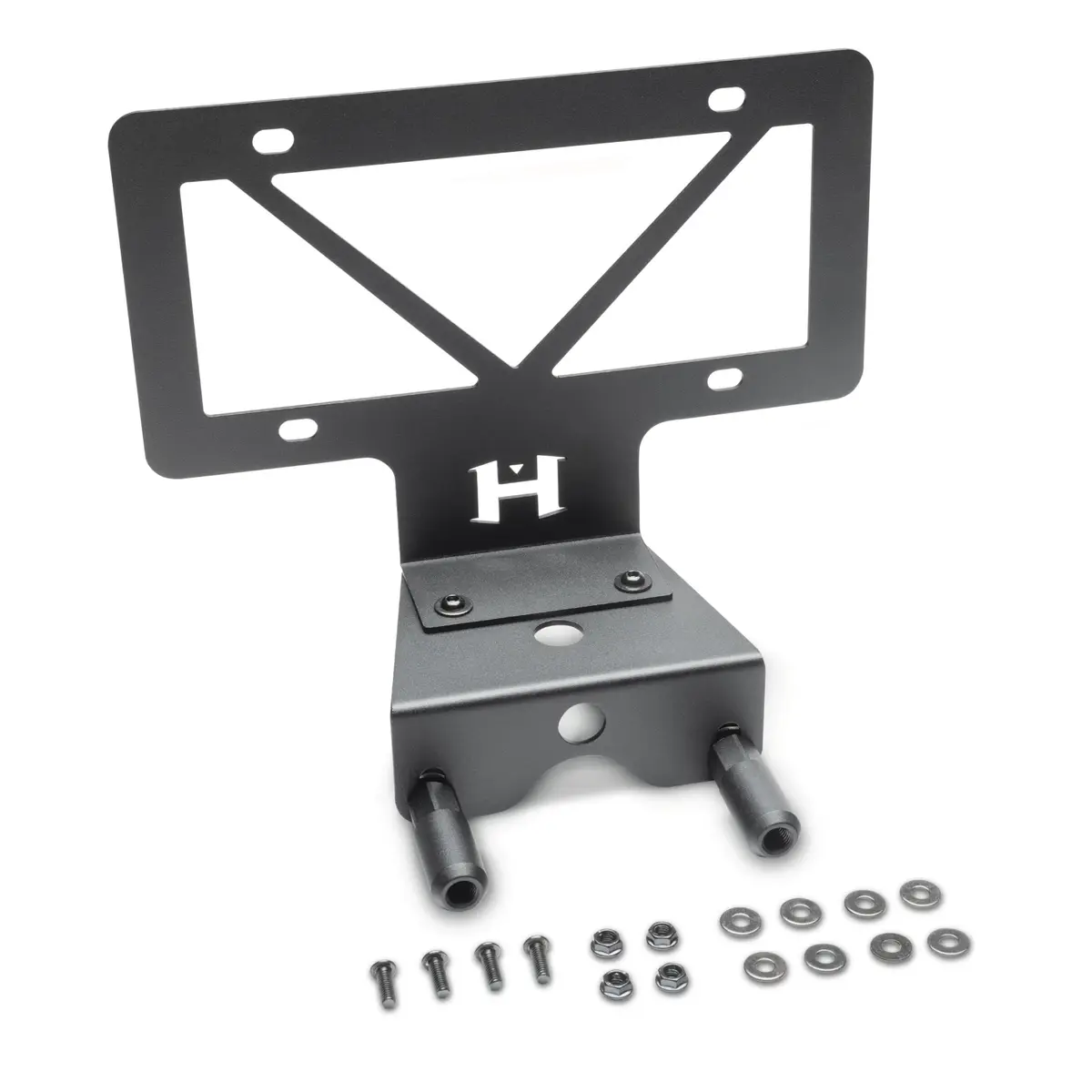 HAVOC OFFROAD License Plate Relocation for Ford Bronco | Adjustable Steel Black | HFB-05-001 | 2021-2025 - main product image