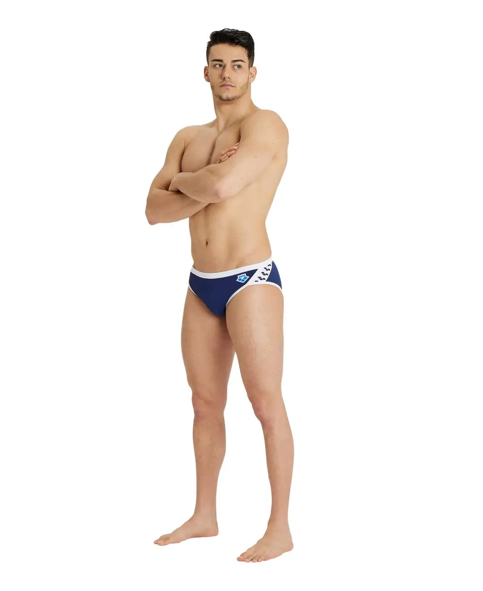 ARENA Men's Icons Swim Brief Solid MaxLife Athletic Swimwear US Size 26 | Chlorine-Resistant & UV Protected - view 9
