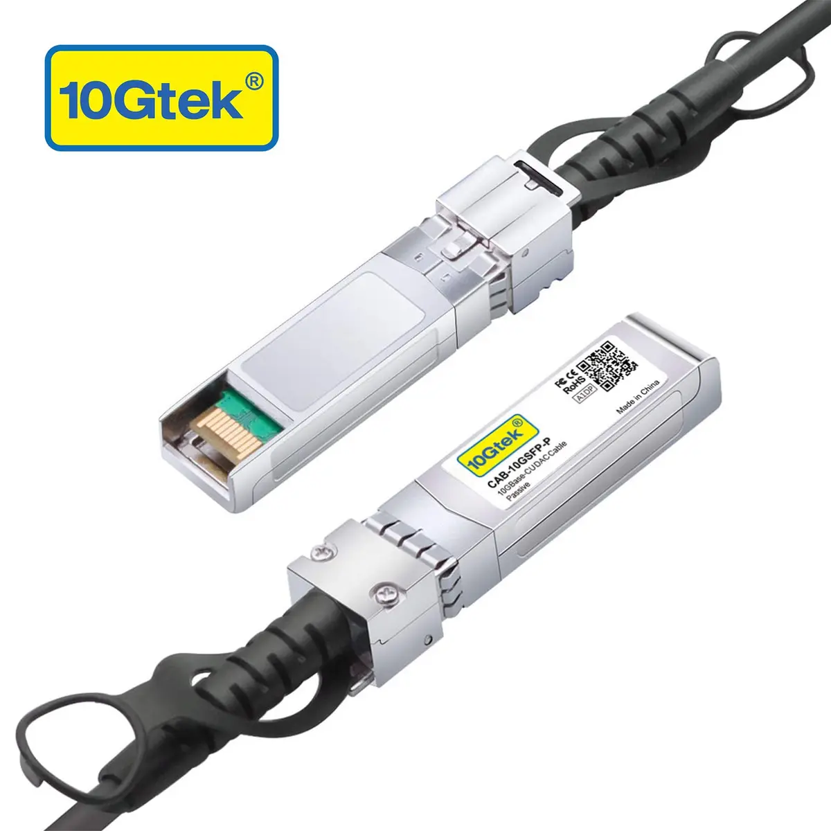 10Gtek 10G SFP+ DAC Twinax Cable 3.6m | Passive Copper for Cisco & More - view 2