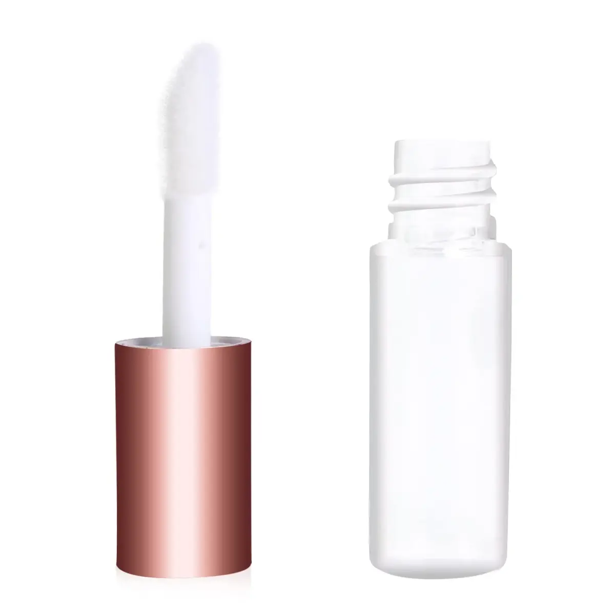 Mydio Clear Empty Lip Gloss Tubes with Rose Gold Lid, 50 Pack 1.2ml | Leak Proof Containers for DIY Lip Balm & Eyelash Growth Oil - view 4