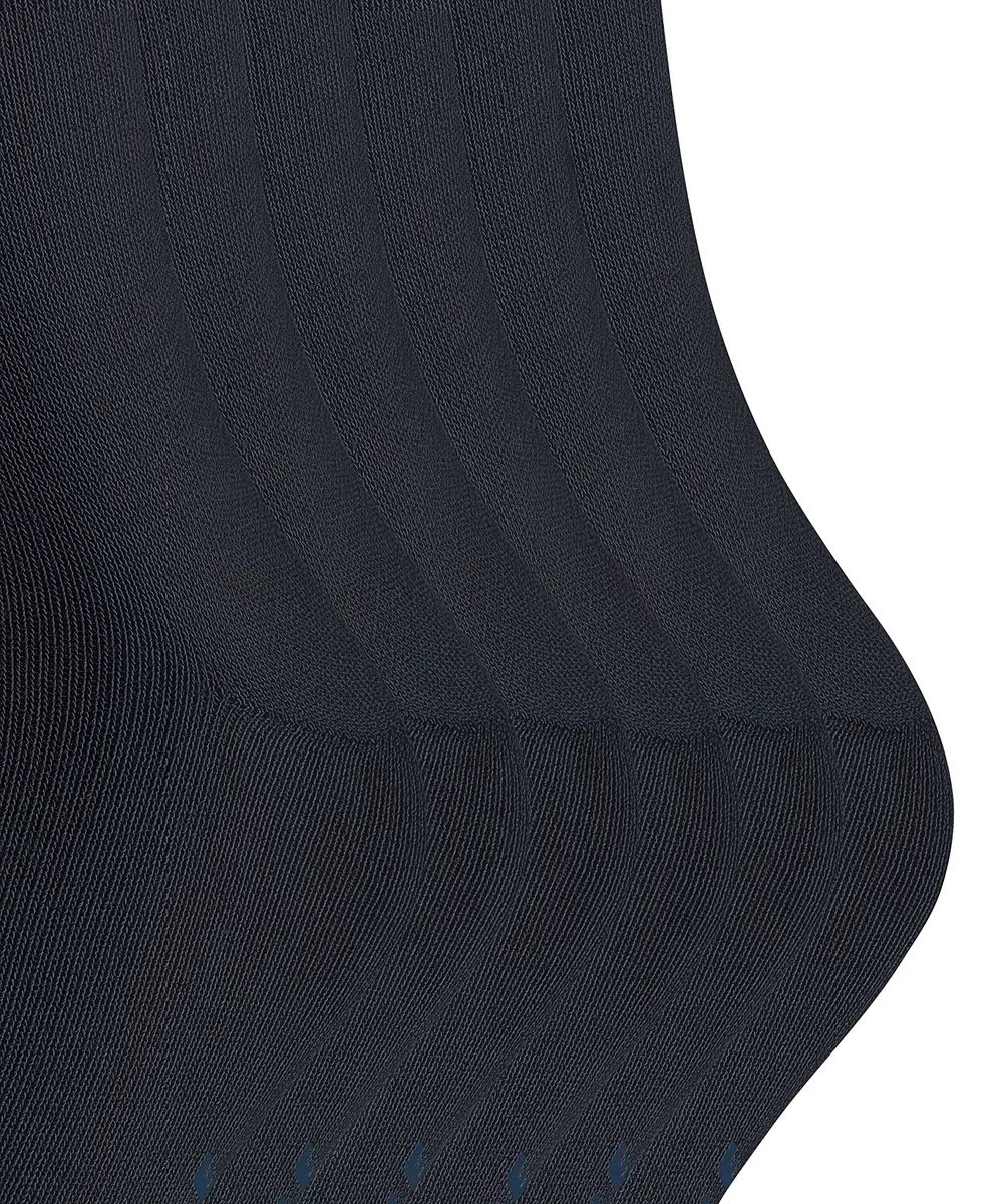 FALKE Happy 6-Pack Men's Socks, Dark Navy Blue 6375 | Comfortable Cotton Fit for Men in India - view 7
