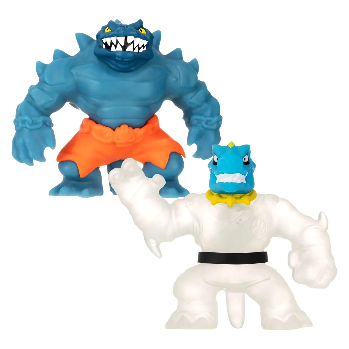 Heroes of Goo Jit Zu Glow Shifters Versus Pack Ultraglow Tyro VS Shadowclaw Rock Jaw | Glow-in-the-Dark Goo Transformation - main product image