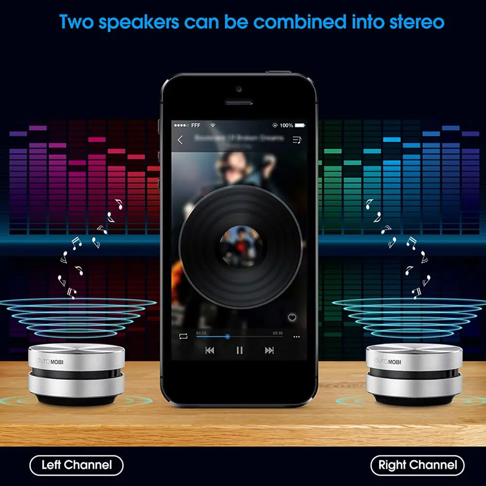 Splenssy Bone Conduction Mini Speaker 2 Pack | Portable Wireless Stereo Sound with Built-in Mic - view 7