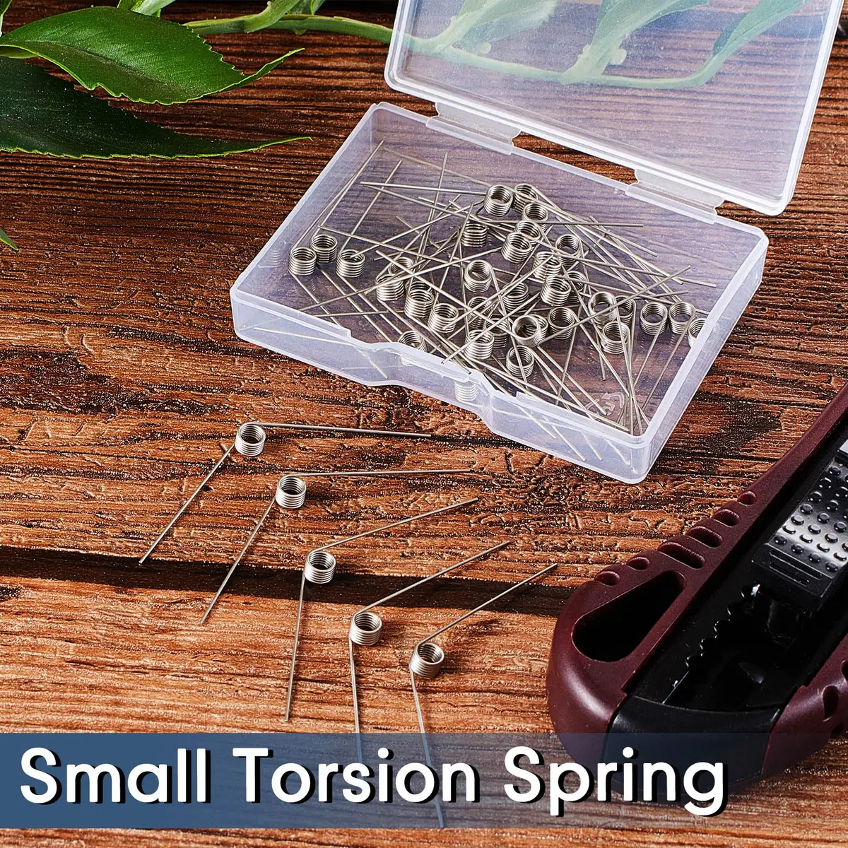 Dunzy Stainless Steel Tiny Torsion Spring 0.5mm Wire | Durable Repair & DIY Tool - view 4