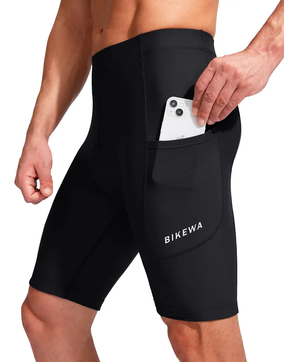 Bikewa Shorts for Men 3D Padded Cycling | Breathable, Quick Dry, UPF 50+ (Large) - view 2