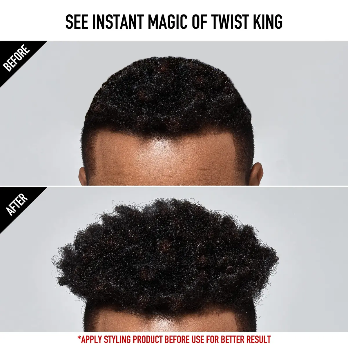 Red by Kiss Bow Wow X Twist King Luxury Twist Styler Washable, Durable, Crumb Free, Twist Brush for Afro Curl - view 6